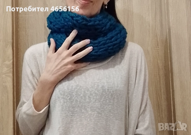 Шалове снуд или шал-яка + подарък+ доставка 28 лв, снимка 3 - Шалове - 52561093