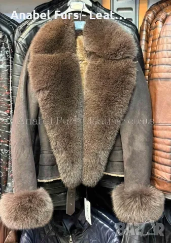 Дамски кожух, палта, якета от естествена кожа, снимка 6 - Якета - 47516355