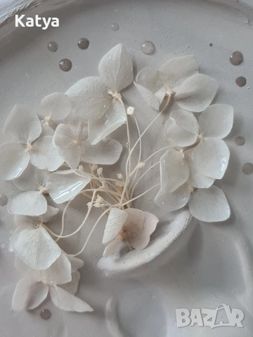 Ръчно изработена декорация ваза с цветя, снимка 5 - Декорация за дома - 52350881