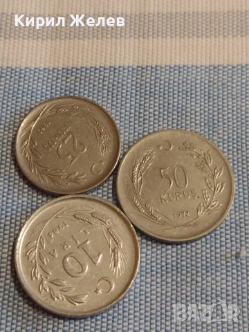 Три монети куруш,лира ТУРЦИЯ ЗА КОЛЕКЦИЯ ДЕКОРАЦИЯ 31765