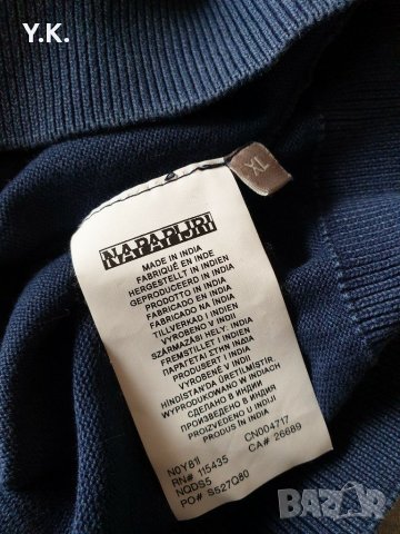 Оригинален мъжки пуловер Napapijri, снимка 3 - Пуловери - 31086144