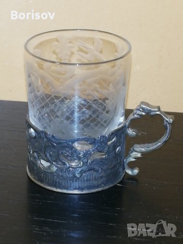 Сребърна антична чаша , снимка 1 - Колекции - 29710520