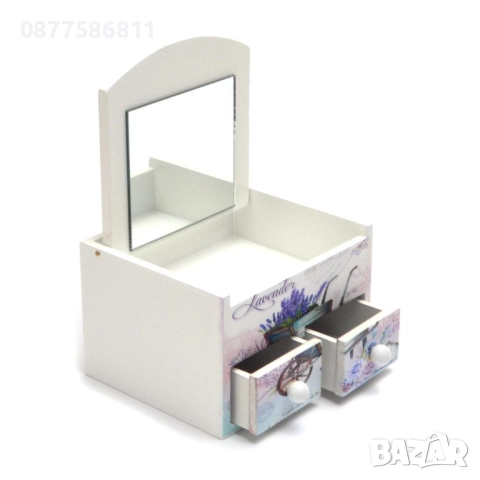 НОВА КУТИЯ ЗА БИЖУТА.КУТИИ ЗА БИЖУТА.ПОДАРЪЧНА ДЪРВЕНА КУТИЯ ЗА БИЖУТА.VINTAGE ВИНТИДЖ ОРГАНАЙЗЕР +, снимка 4 - Подаръци за жени - 51630759