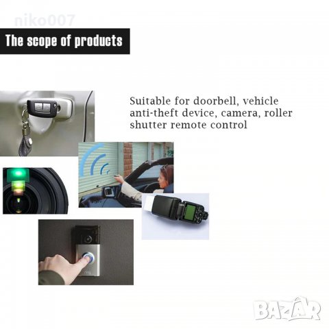 БАТЕРИЯ 23A-12V, 27A-12V за дистанционно-гараж-аларма-играчки-везни, снимка 4 - Аксесоари и консумативи - 31017721