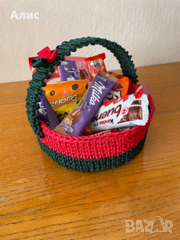 Коледни кошнички, ръчна изработка