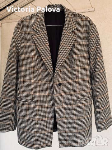 Скъпо модерно сако ARKET Швеция,  97% вълна, снимка 3 - Сака - 44465641