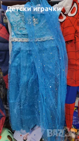 Костюм рокля на Елза Frozen с наметало , снимка 4 - Други - 47764463