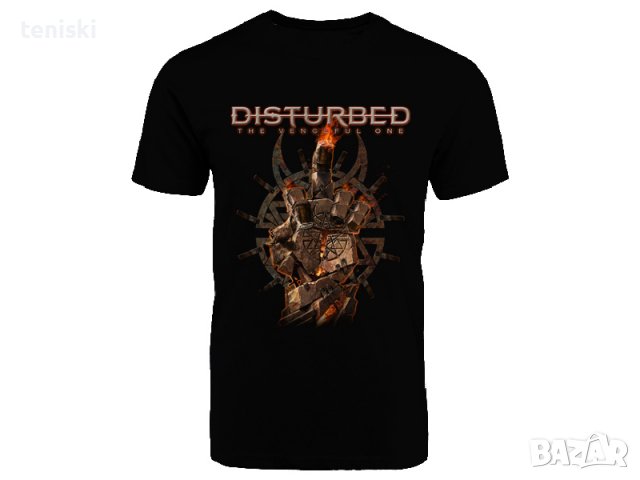 Рок Тениски Disturbed 5 модела, снимка 3 - Тениски - 39801865