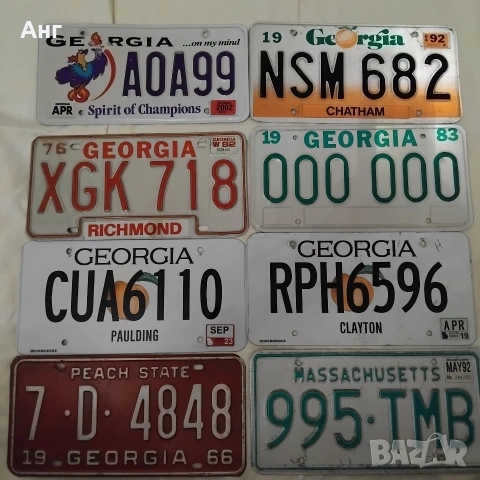 Aмерикански номера, снимка 9 - Колекции - 44570898