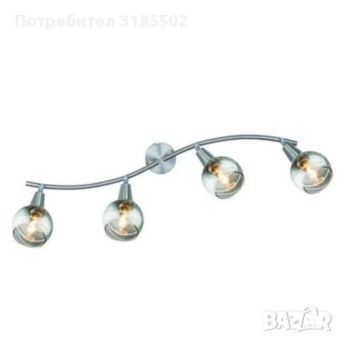 Спот Sion Smoke, E 14, 1 max 40W, снимка 5 - Лампи за таван - 51446253