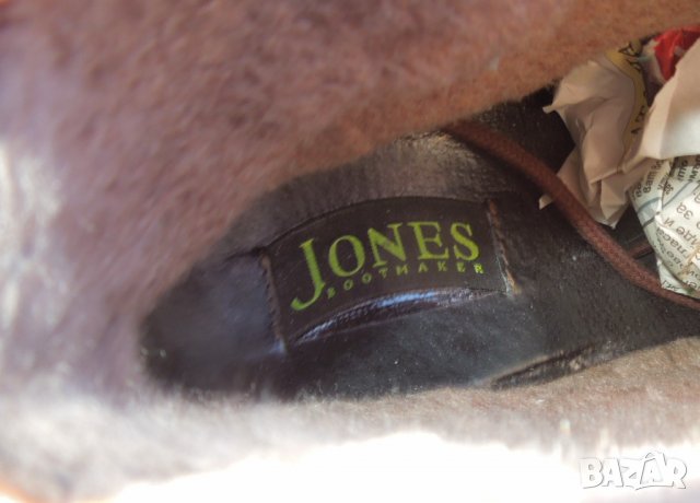 Jones Bootmaker Johan Casual Leather Lace-Up -- номер 43, снимка 6 - Мъжки боти - 30887660