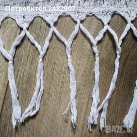 Дамски шал с ресни , снимка 4 - Шалове - 52010953