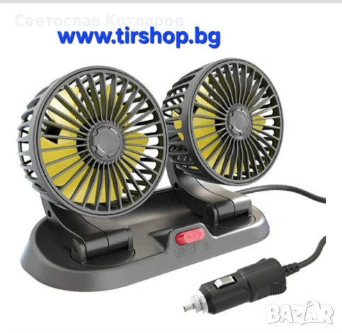 Вентилатор  Двоен 12V