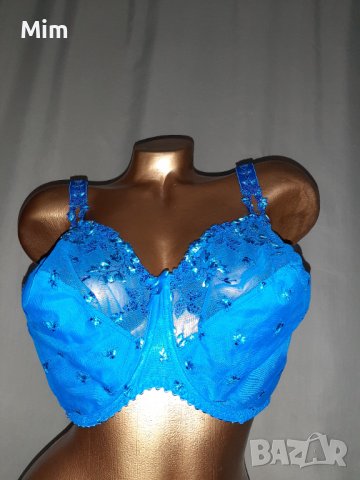  Prima Donna 80 Н Турско син ,дантелен сутиен за едра дама , снимка 5 - Бельо - 38236307
