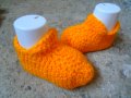 Бебешки терличета в оранжев цвят , снимка 1