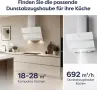 Смарт абсорбатор CIARRA CBCW6736N, 60см, Wi-Fi, 692 m³/h, A+++, Бял, функция за рециркулация , снимка 12