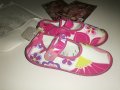 Тук Тук Обувки, тип пантофи, розови, цветя – 34 номер , снимка 1 - Детски пантофи - 33809462
