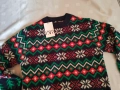 Детски коледен пуловер Zara Fair Isle, размер 10, снимка 5