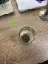 Стара газена лампа от дебело стъкло с меандър - петролна лампа, работеща, снимка 3
