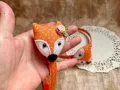Диадема с лисица Оранжева диадема Аксесоари за коса Ръчна Изработка, снимка 8