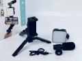 video making kit - статив идеален за всякакво видео заснемане за видео заснемане с микрофон, лед про, снимка 1
