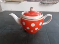 Чайник - руски порцелан с позлата, снимка 2