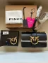 Чисто нова Чанта и колан Pinko Love Mini Icon в черен цвят, снимка 1