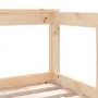 vidaXL Рамка за детско легло, 70x140 см, масивна борова дървесина, снимка 8