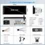 6,86-инч безжичен CarPlay Single Din  сенз екран Bluetooth Android Auto Mirror Link, снимка 4