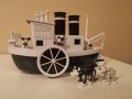 Мики Маус 1928 - Параходът (Параходчето) Уили Музикална играчка Steamboat Willie, снимка 6