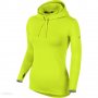 Nike Pro Hyperwarm Hoody - страхотна дамска блуза, снимка 1 - Спортни екипи - 35130570