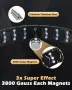 Jeracol Magnetic Bracelet за мъже – магнитна гривна от титанова стомана, 3 реда магнити, сгъваем, снимка 2