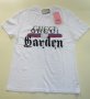 Мъжка тениска G U C C I Гучи Garden White Rhinestones XL, снимка 1 - Тениски - 34941949