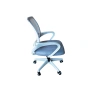 Ергономичен светлосин офис стол с дишаща мрежа и регулируема височина – комфорт през целия ден, снимка 2