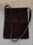 Кафява чанта естествен велур, снимка 7