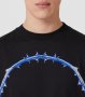BURBERRY Black Thorn Logo Print Oversized Мъжка Тениска size S (M) и XL (XXL), снимка 4
