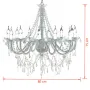 Луксозен кристален полилей с 1600 кристала Код P535, снимка 6