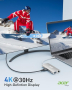 Нов Acer Бърз USB C Хъб 4K HDMI, 5Gbps USB 3.1, PD 100W за MacBook, снимка 4