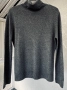 Мек сив пуловер LISA TOSSA  с висока яка, снимка 9