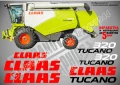 CLAAS Mega 360  стикери надписи, снимка 17