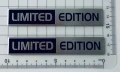 Нови емблеми за кола ”LIMITED EDITION” - 100 мм. / 18 мм., снимка 1