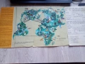 Разписание SAS ТАБСО 1966  SAS TABSO Timetable Bulgaria Map АВИАЦИЯ , снимка 7