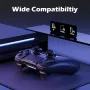 Контролер Clevo за PS4, безжичен контролер за игри, съвместим с P4, P4 Slim,P4 Pro с двойна вибрация, снимка 2