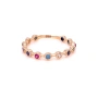 Златен дамски пръстен 1,17гр. 14кр. проба:585 размер:55 модел:38815-5, снимка 1