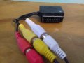 Кабел,приставка SCART / SCART / 3 чинч женско, снимка 7