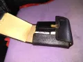 Калъф кожен за 2 чифта карти и те в него винтидж, снимка 5