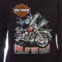 Нов детски суичър с дигитален печат Harley Davidson, Call of the wild, Wolf, мотори, снимка 5