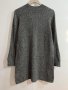 Марков еластичен топъл блузон в сиво -машинно плетиво, снимка 1 - Блузи с дълъг ръкав и пуловери - 39970751