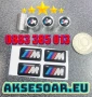 Нов качествен комплект 4 бр. стикери за BMW M Performance + 4 бр. капачки за вентили на гуми за кола, снимка 7
