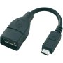 Преходник Micro USB M - USB F - Micro USB OTG, снимка 1 - Друга електроника - 40386868